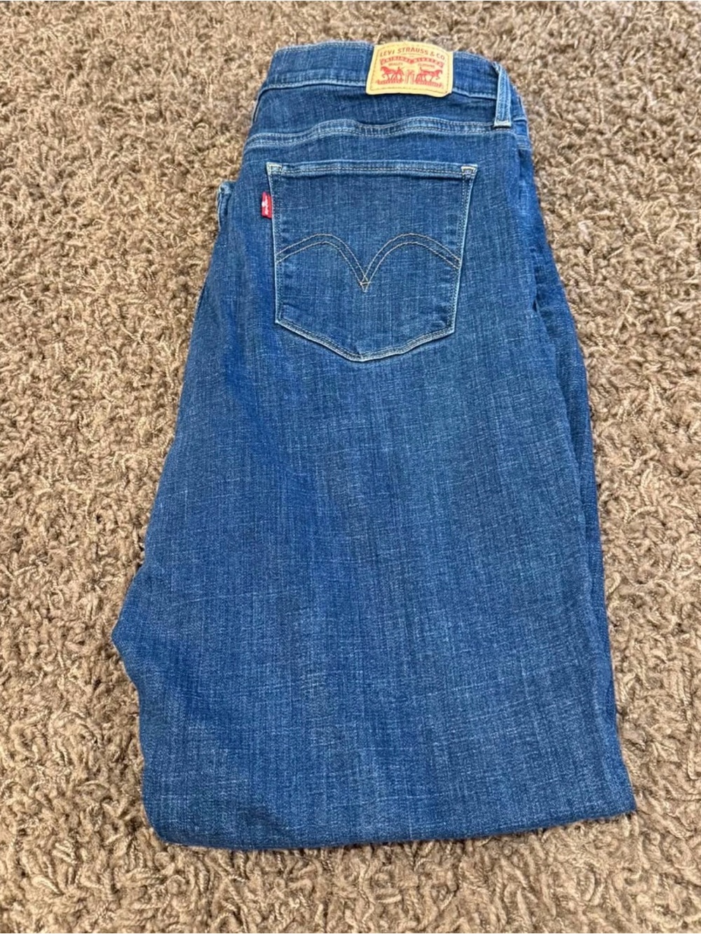 Levi's Women's Dark Blue Straight Leg Jeans